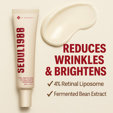 K-SECRET Seoul 1988 Retinal Eye Cream – Firming, Wrinkle Repair & Brightening 
