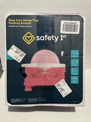 Safety 1st Easy Care Swing Tray Feeding Booster, Coral Crush, One Size