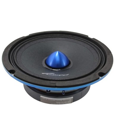 6'' 100W 4-Ohm Mid-Bass Blue Bullet Loudspeaker Audiopipe