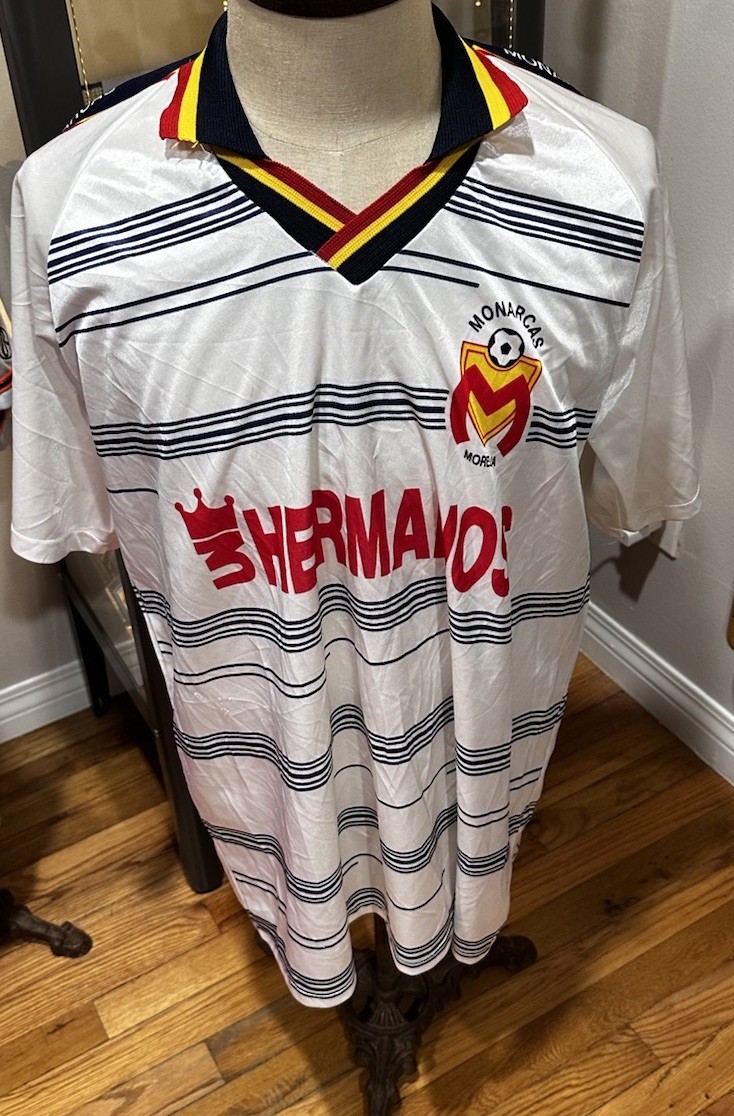 Vintage Monarcas Morelia Men’s Away Soccer Gavir Jersey Adult 44