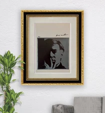 Andy Warhol, Hand-Signed Original Print With COA and +$3,500 USD Appraisal.*