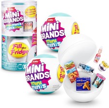 Zuru Mini Brands Mini Minis Fill The Fridge Bundle LOT of 5 Balls     