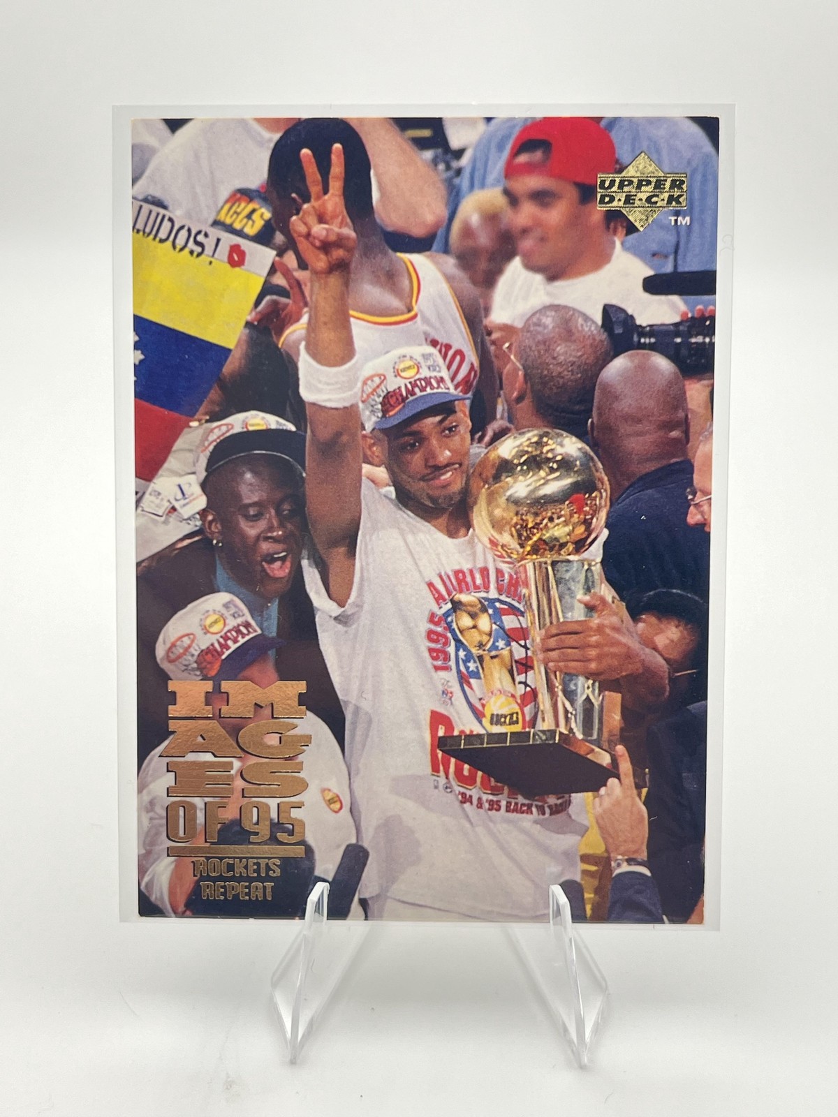 Rockets Repeat I95 1995-96 Upper Deck #333 Electric Court Houston Rockets