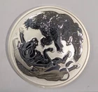 2020 Australia Bull and Bear 1 oz .999 Silver Round - A966
