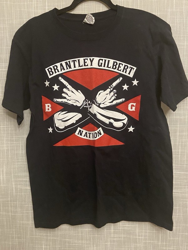 Brantley Gilbert Tee Stone Cold Country Size Medium Excellent Pre-Owned Cond.