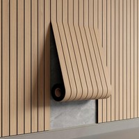 3D Wandpaneele Holzoptik Eichenholz Wohnzimmer BüRo Selbstklebend 1,2M² 1 StüCk