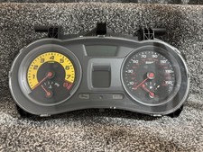 RENAULT CLIO MK3 RS SPORT 197 200 SPEEDO CLOCK TACHIMETRO AGGIORNAMENTO GIALLO