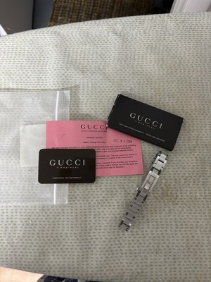 Gucci 4600L Silver Dial Diamond Bezel 13mm Quartz Watch