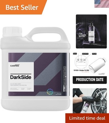 DarkSide - Tire & Rubber Sealant, Hydrophobic & Self-Cleaning, Satin Black Sh...