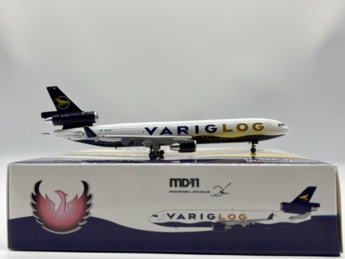 Varig Log McDonnell Douglas MD-11 Reg : PR-LGE PHOENIX 11995 Scale 1:400 Diecast - Picture 8 of 11