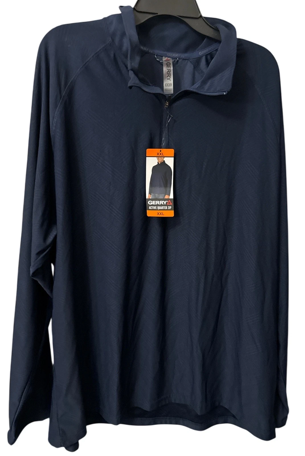 Gerry Men's Blue Active Quarter Zip Top Size XXL - NWT
