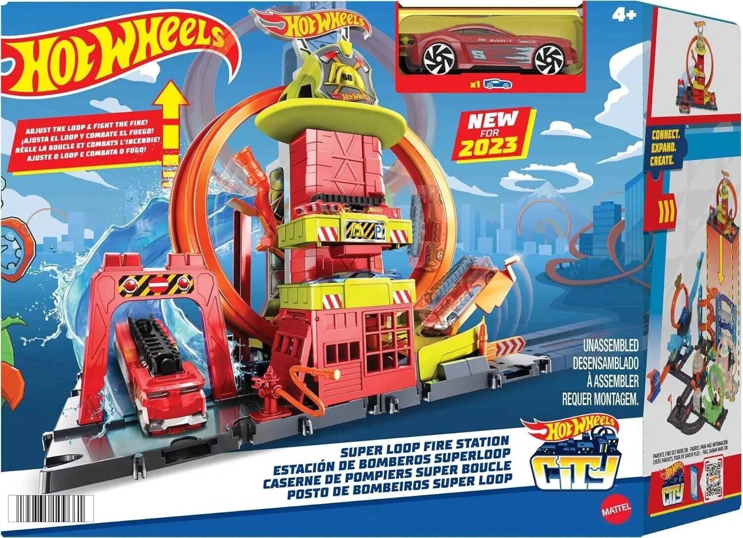 B&Q -  City Super Loop Fire Station Playset - Image 3