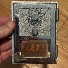 VINTAGE PAIR (2) Of POST OFFICE DOORS AND FRAME 50'S-60'S