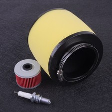 Air Oil Filter Spark Plug fit for Honda Rancher 350 Foreman 400 17254-HN5-670 rt
