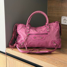 Balenciaga Le City Damen Handtasche Leder Pin...
