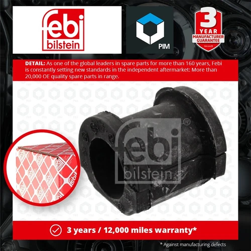 Anti Roll Bar Bush fits HONDA FR-V BE5 2.2D Front 2005 on N22A1 Suspension Febi