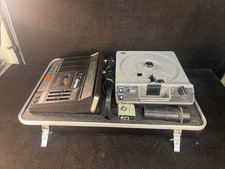Kodak Ektagraphic III A Slide Projector Tiffen Pro-Corder System II Case  Lens