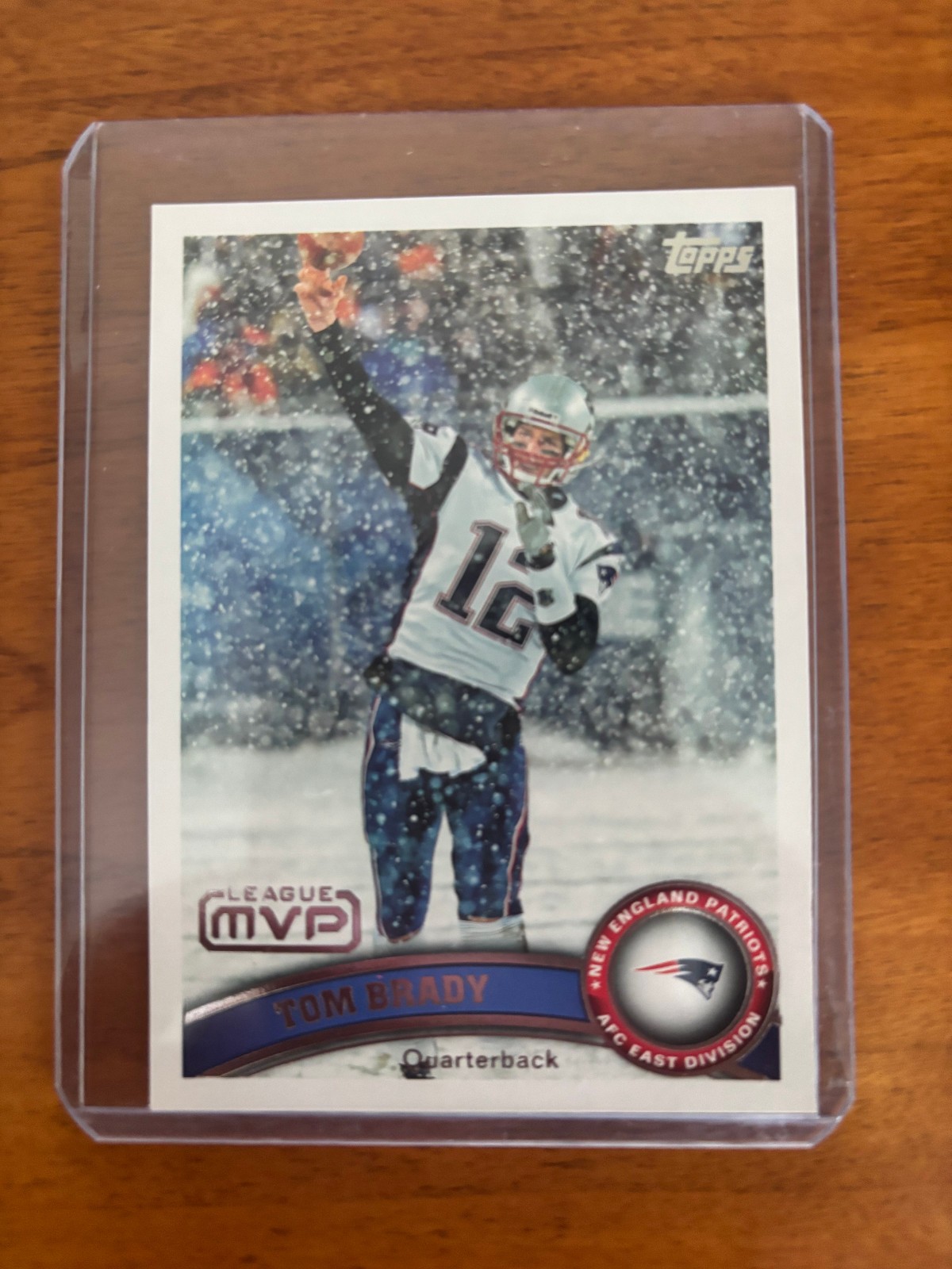 2011 Topps Tom Brady #240 Patriots white border