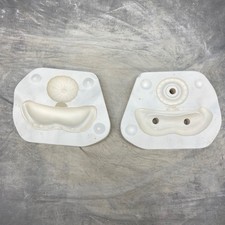 Clay Magic J667 Ceramic Slip Casting Mold Hair Bun Cookie Pocket 1989 Vintage