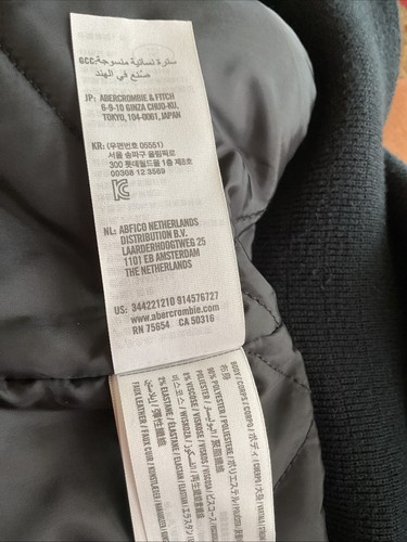 Hollister Means Jacke Farbe Schwarz Größe M Langarm - Bild 11 von 11