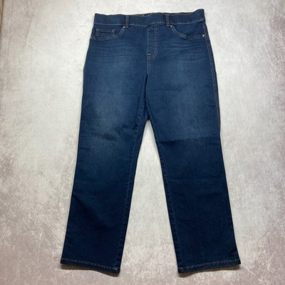 Gloria Vanderbilt Shape Effect Jeans 16 Petite Short High Rise Straight Pull On