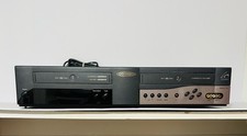 Go Video DDV2110 Dual-Deck VCR Hi-FI VHS No Remote Tested EUC