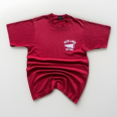 90s Vtg Fair Lawn New Jersey Cutters High School T Shirt Single Stitch Made USA