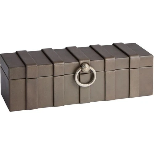 Cyan Design 11909 Drake 14 X 4.5 inch Smoked Gray Box - Picture 1 of 5