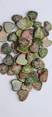 50 pieces Unique Cut Heart Shaped Multi Color 12 mm Loose Stones