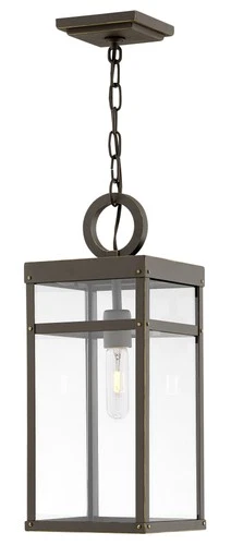 Hinkley Lighting 2802-LL Porter 1 Light 8"W Lisa McDennon Open - Aged Zinc - Picture 2 of 10