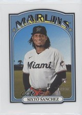 2021 Topps Heritage 1972 Die-Cuts Sixto Sanchez #72DC-7 0bt4