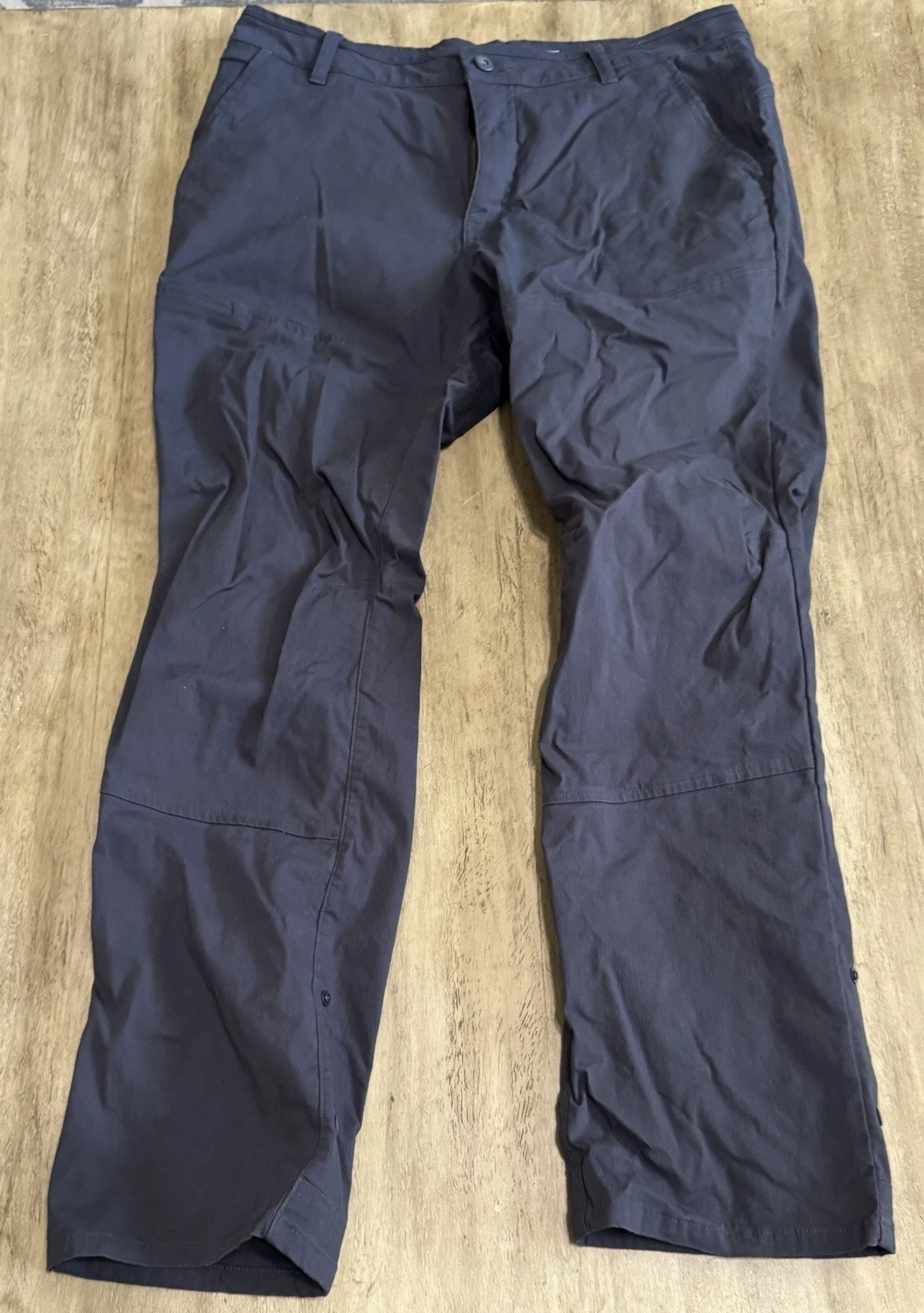 Mountain Hardwear Hiking Pants Men's 34/44 Actual 33 x 28 Blue Performance Nylon