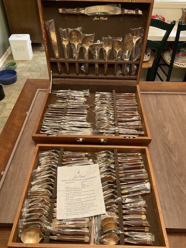 Jean-Claude Bronze and Rosewood Flatware Collection - Highly rated Buy It For Life recommendation