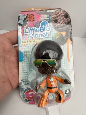 Little Big Planet Sackboy AFRO & Sackgirl ROCK 3” New & Sealed (2