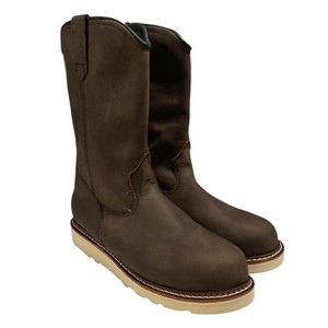 Red Wing Pecos 899 Men\'s Size 8.5D Leather Pull-On Boots Steel Toe Electric Red Wing Pecos Boots Steel Toe | eBay main image 4