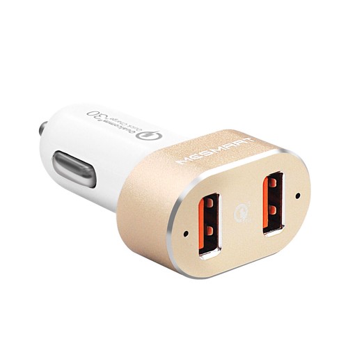 USB C Car Charger QC3.0 Fast Charging Phone Charger Dual Port For iPhone Samsung - Picture 11 of 30