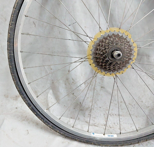 Shimano Exage FH-HG50 26" Bike Wheel Set Freehub 135/100 Retro Fast USA Shipping - Picture 7 of 22