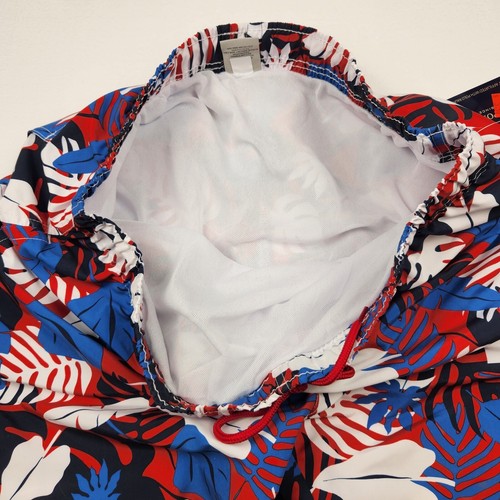 US Polo Assn. Mens Swim Trunks Red White Blue Size XXL Elastic Waist w/Tie New - Picture 7 of 14