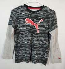 Puma T-shirt Boys Size 12 Long Sleeve