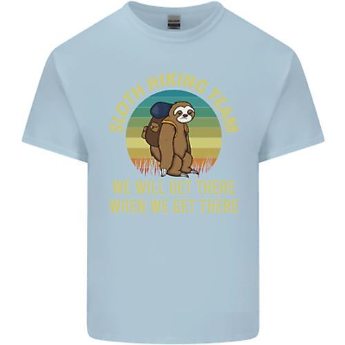 Sloth Hiking Team Funny Trekking Walking Mens Cotton T-Shirt Tee Top - Picture 15 of 26