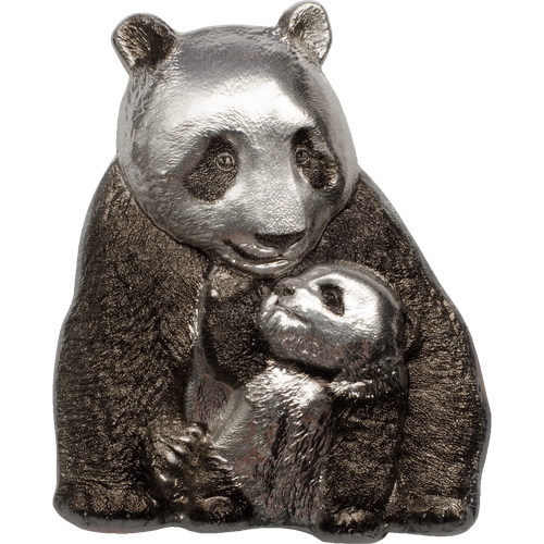 Cook Islands 2017 20$ "Lucky Panda" Antique Finish 88g silber Münze