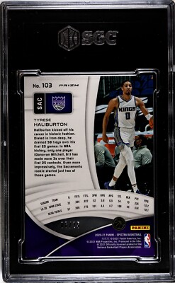 2020-21 Panini Spectra - Tyrese Haliburton #103 Meta Prizm