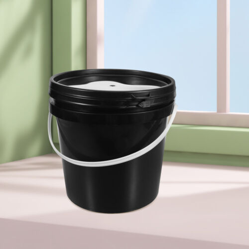 Plastic Bucket with Handle Lid Reusable Paint Bucket Oil Paint Pail Bucket - Picture 9 of 12