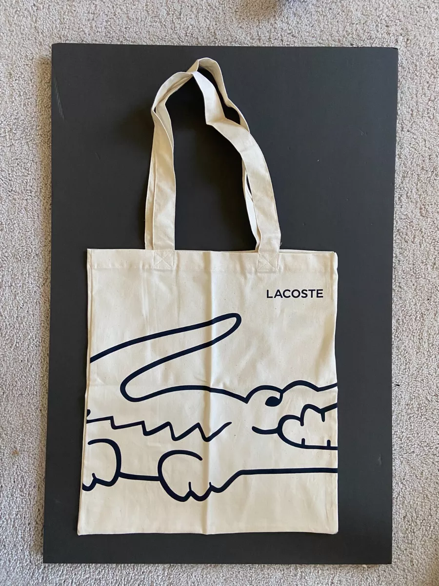 Official Novak Djokovic Lacoste Tote Bag 2 Sided Tennis Pickleball