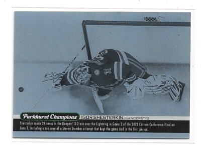 22-23 Upper Deck Parkhurst Champions Wire Image Igor Shesterkin WI-4