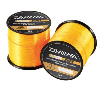 Daiwa Sensor Bulk Spule Surf Orange Monofile Schnur alle Größen verfügbar