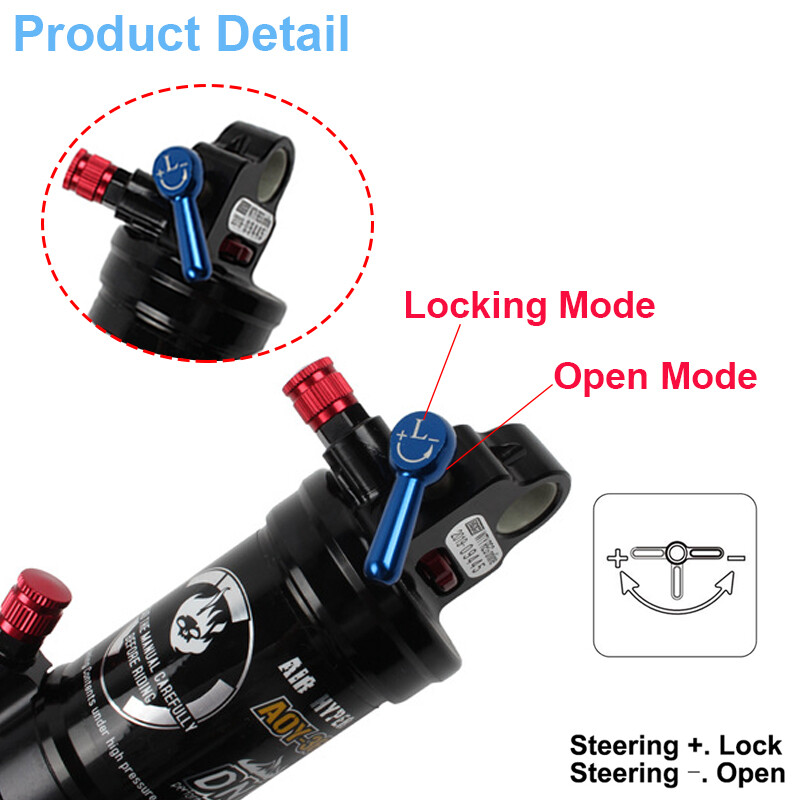Dnm Shock DNM AOY-36RC Mountain Bike Rear Shock - 165x35mm Air