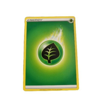 Pokemon Leaf Grass Energy Green Trading Card (A3