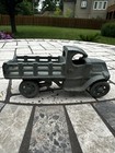 Antique 1930'S A.C. Williams Cast Iron Mack C-Cab Stake Truck - Green — photo 2