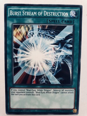 YU-GI-OH Burst Stream of Destruction SDKS-EN022 SD: Seto Kaiba 1. Edition